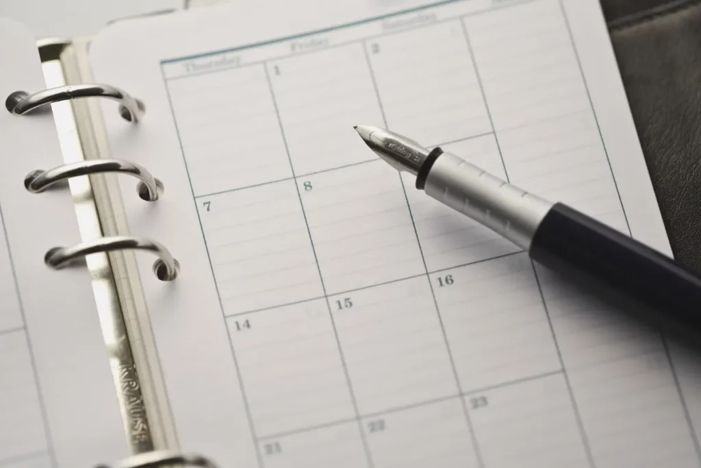 Planejamento semanal