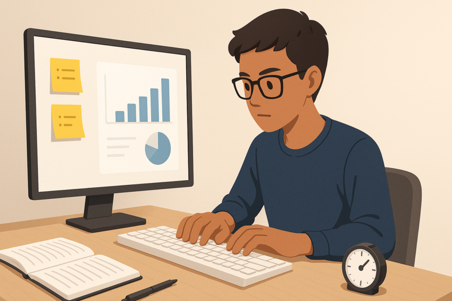 Digitação para concurso público: treino ideal
