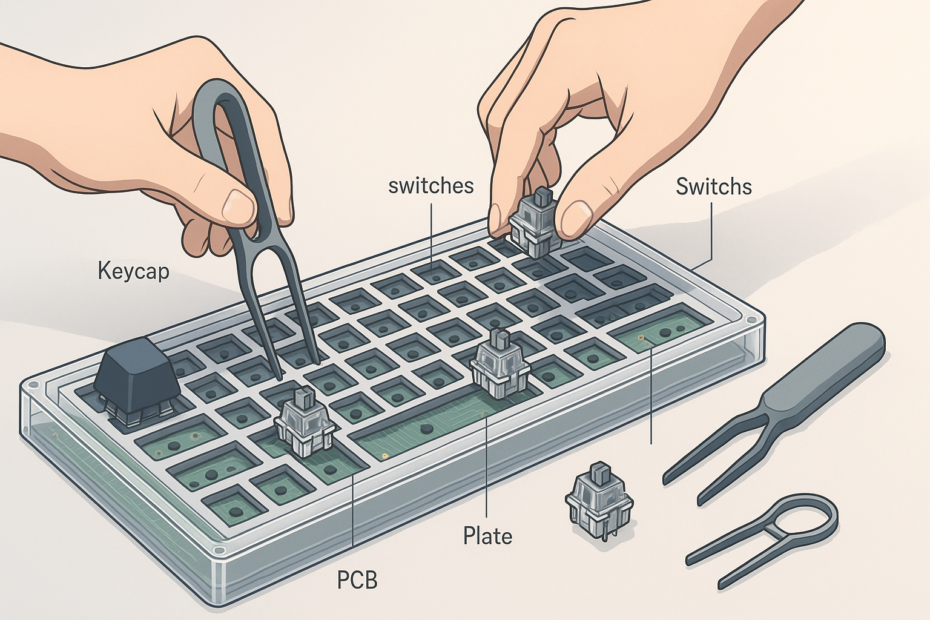 O que é hot swap em teclado mecânico?
