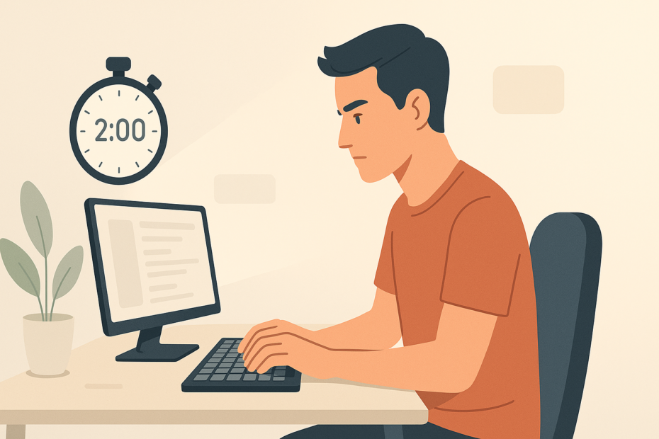 Regra dos 2 minutos: vença a procrastinação